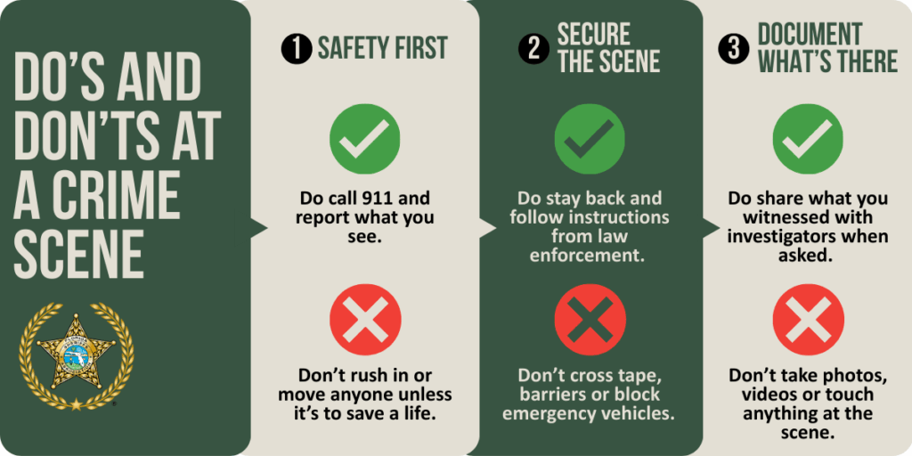 How First Responders Secure a Crime Scene | Florida Sheriffs Association