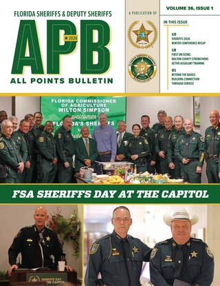 Florida Sheriffs Association All Points Bulletin Volume 36 Issue 1 cover artwork