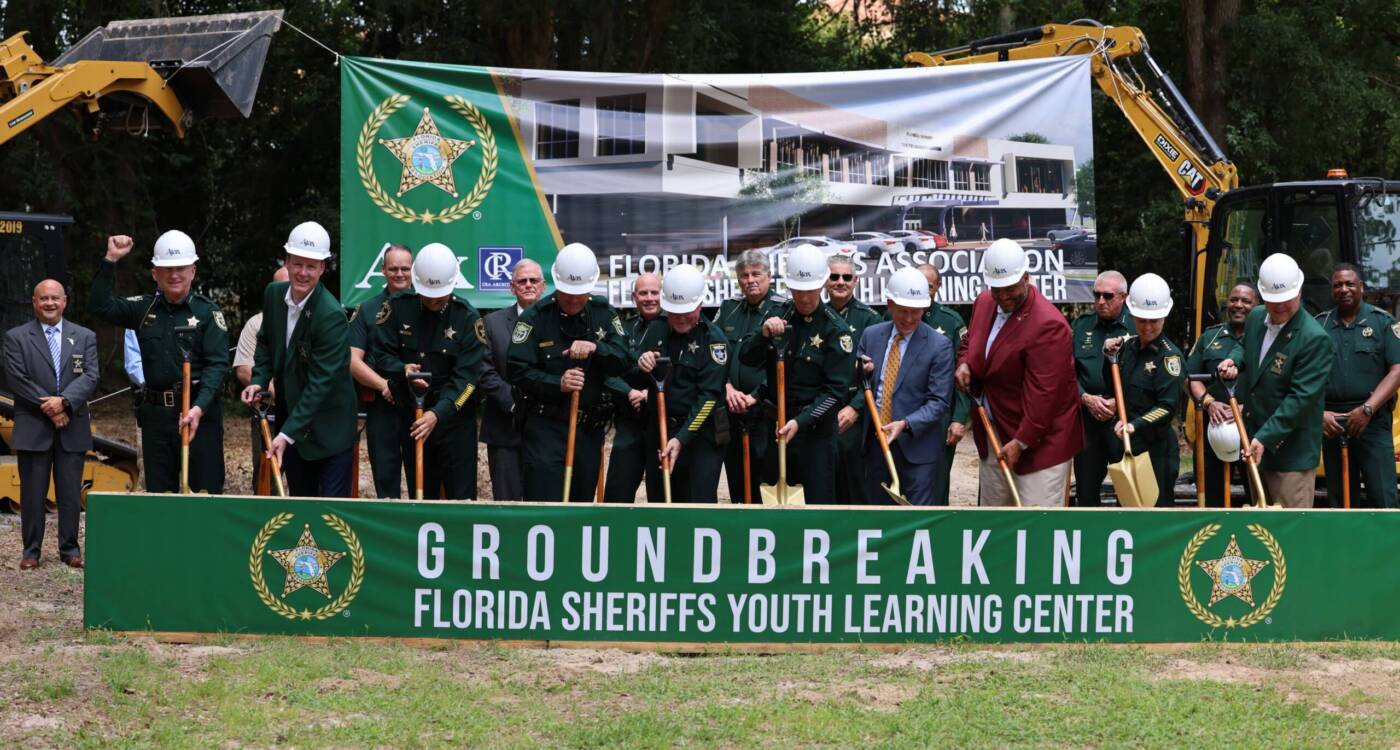 Sheriffs Celebrate YLC Groundbreaking