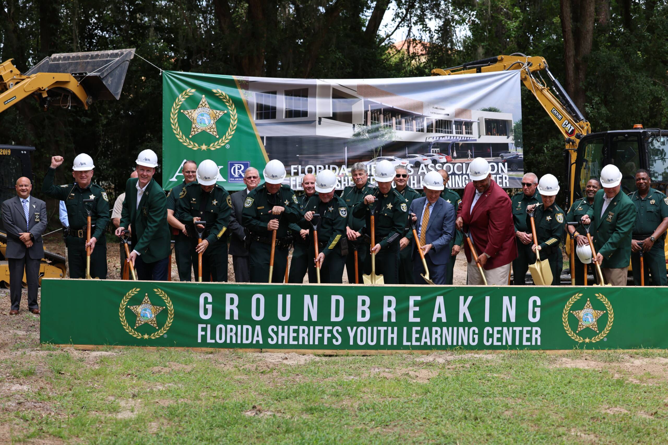 Sheriffs Celebrate YLC Groundbreaking