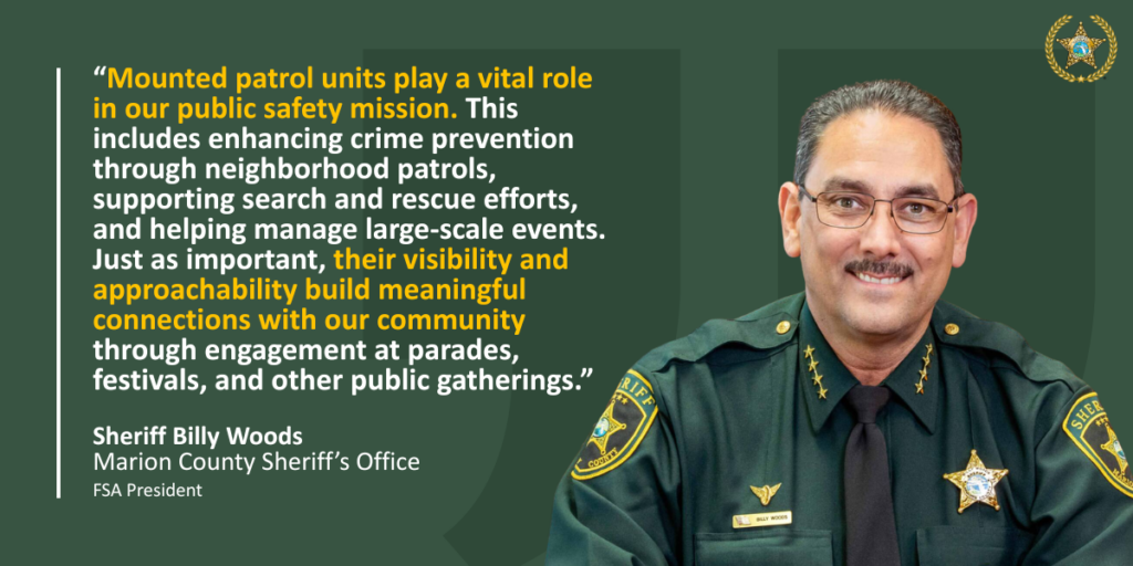 Mounted Patrol Units in Law Enforcement | Florida Sheriffs Association
